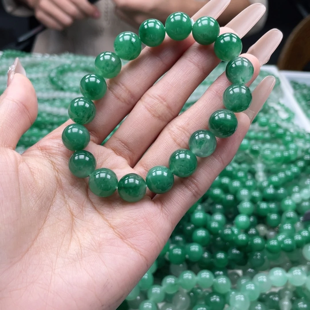 未镶嵌手串石英质玉（非洲翠）