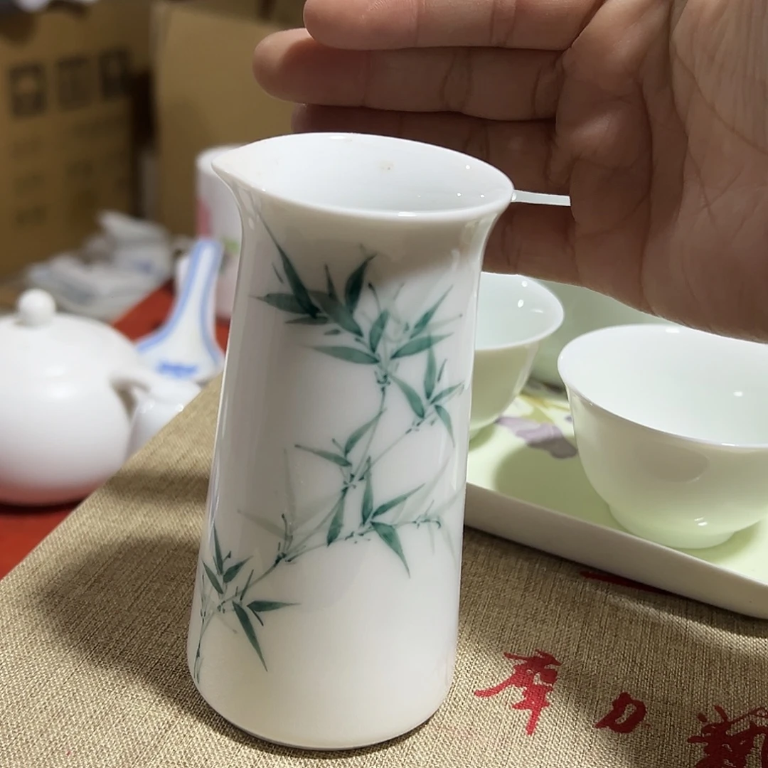 醴陵高温瓷器老厂瓷手绘120毫升