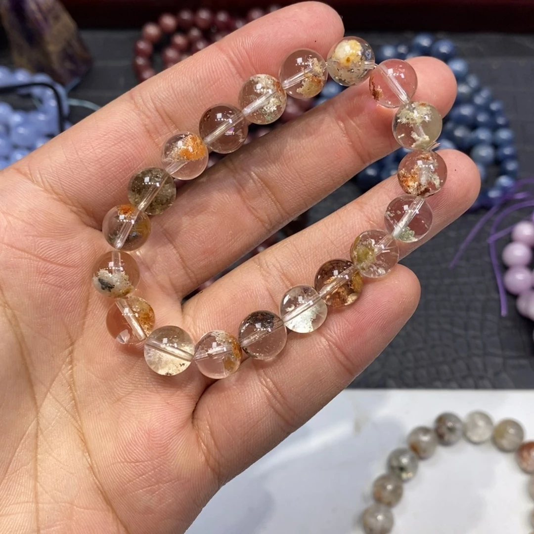 水晶手链未镶嵌水草10.5