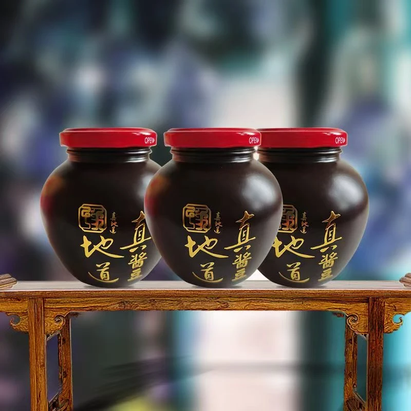 河南周口西华特产西瓜酱豆酱黄豆酱夹馍河南酱豆下饭酱河南西瓜酱