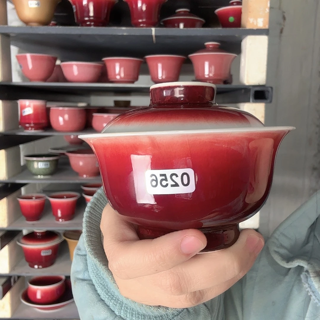 瓷片景德镇郎红陶瓷