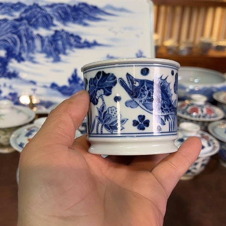 錡镇堂手工手绘杯