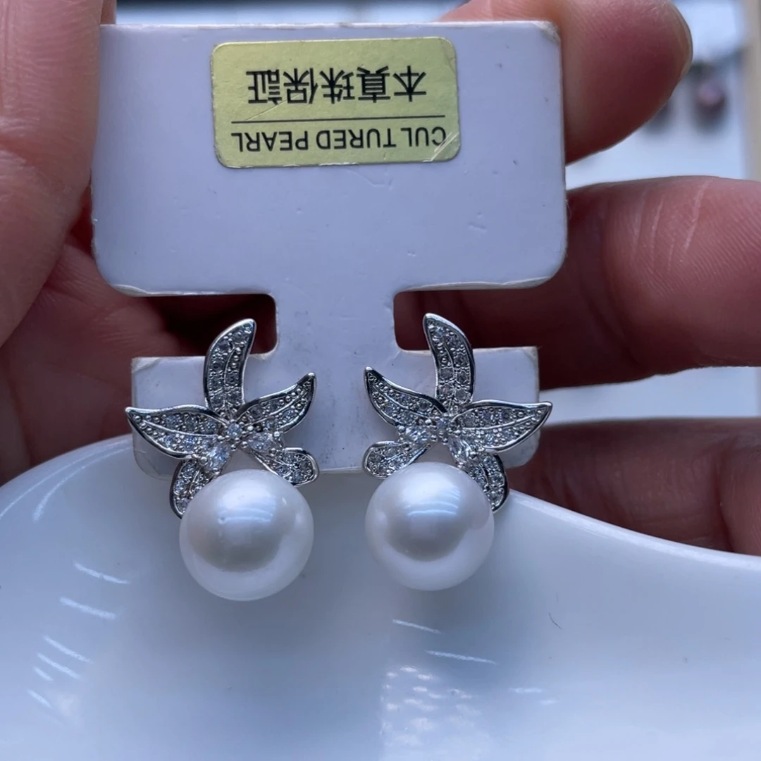 未镶嵌耳饰淡水珍珠