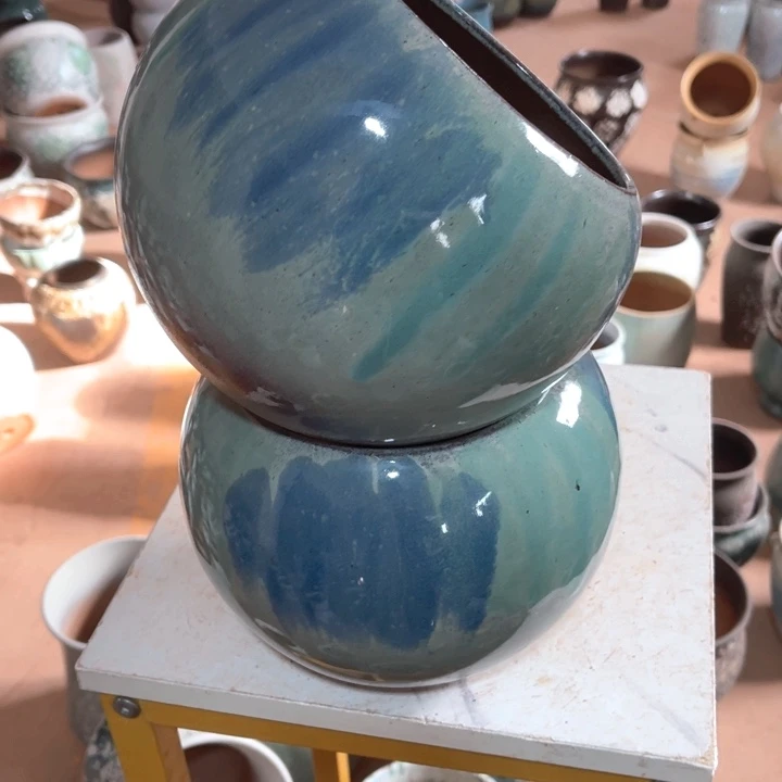 花盆紫砂口径14高度16两只正品