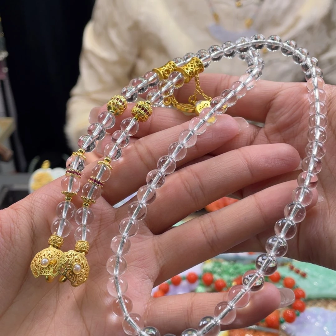 翡翠颈饰未镶嵌代编织