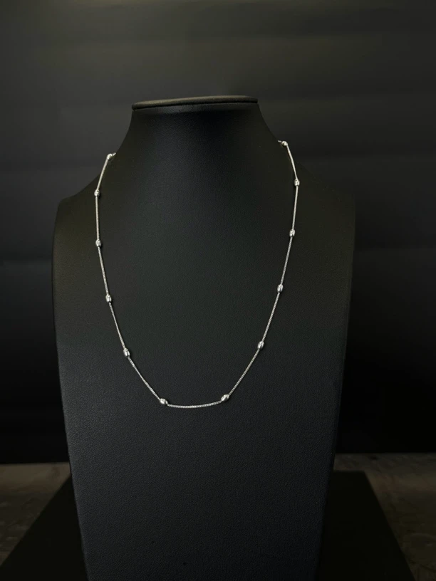 链子925银 S925 银新款 简单 秀气 项链