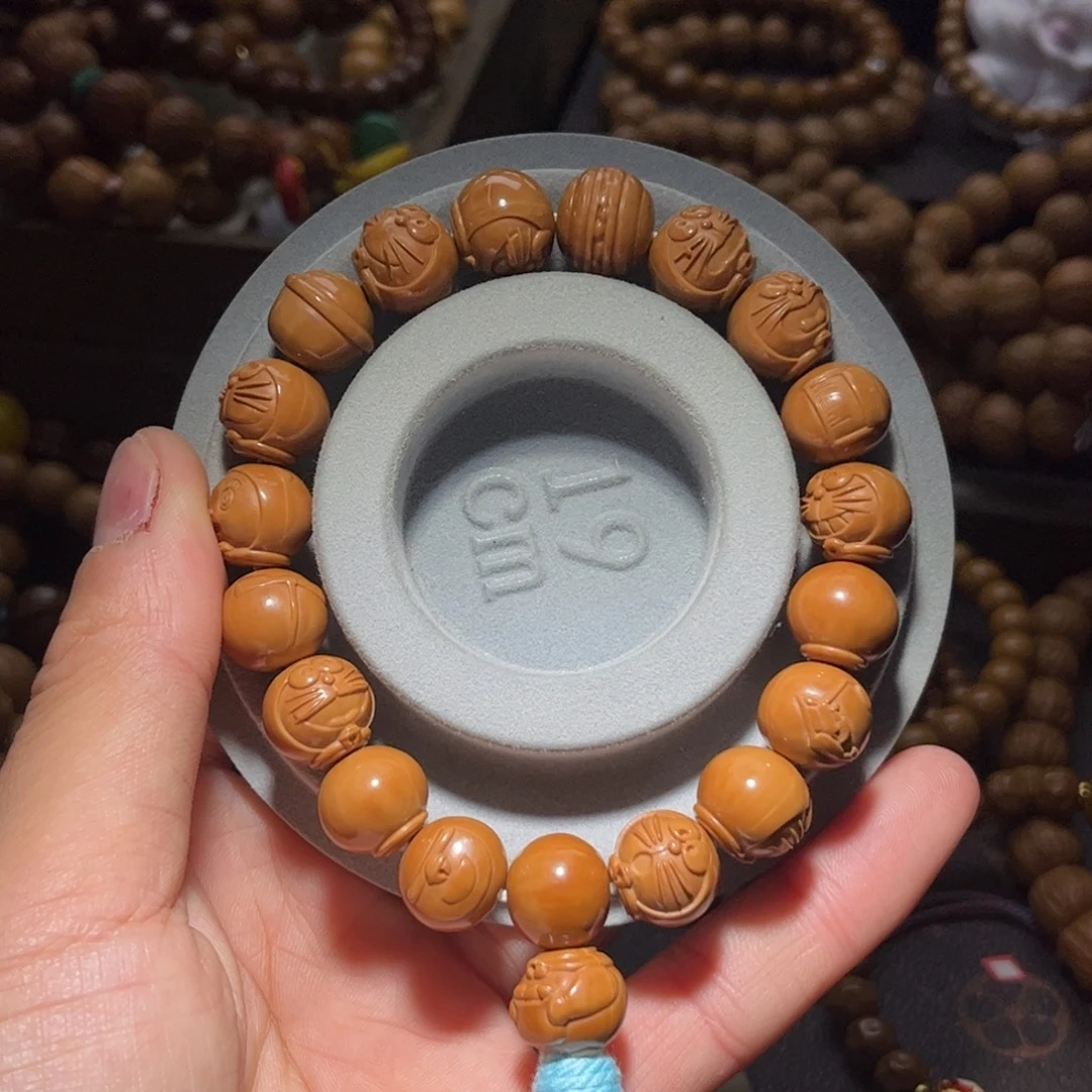 吊坠猴头核桃哆啦A梦全品无瑕无药14+龙岩料