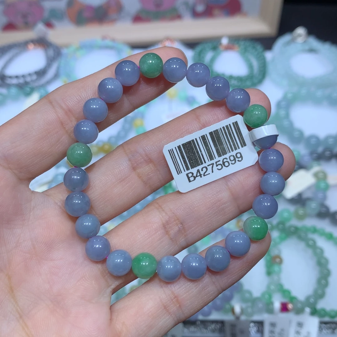 翡翠未镶嵌手链天然