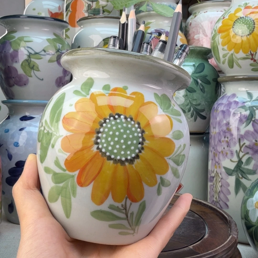 景德镇纯手绘陶瓷花瓶