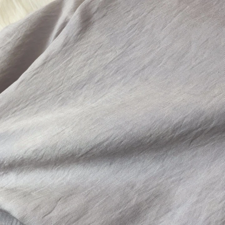 天丝（莱赛尔纤维）紫灰色瑕疵3米