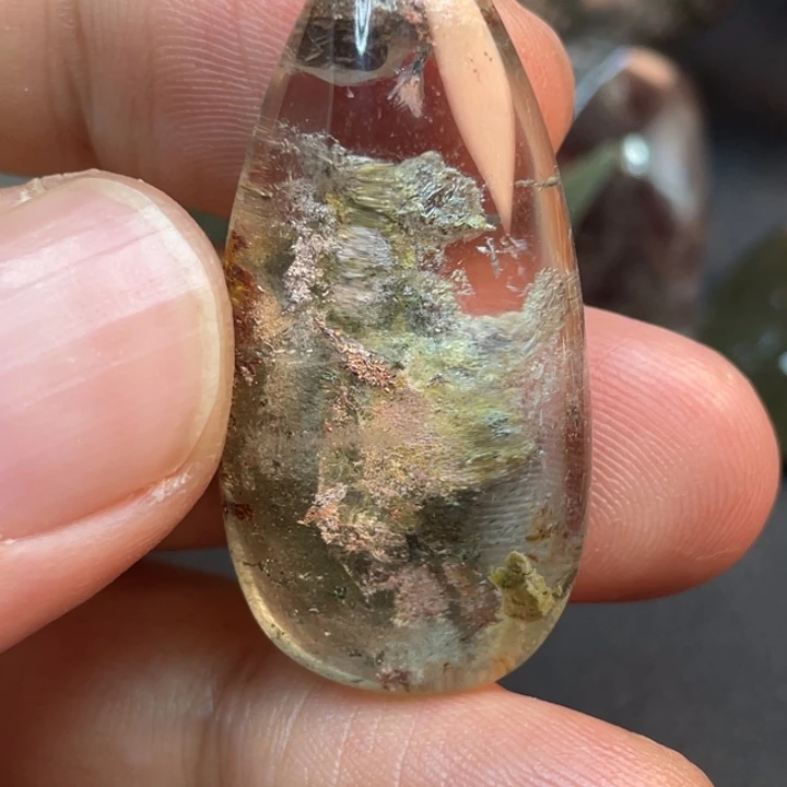 水晶颈饰未镶嵌心**生