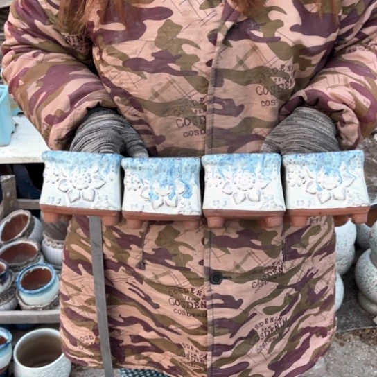 红陶口9高9瑕疵瑕疵