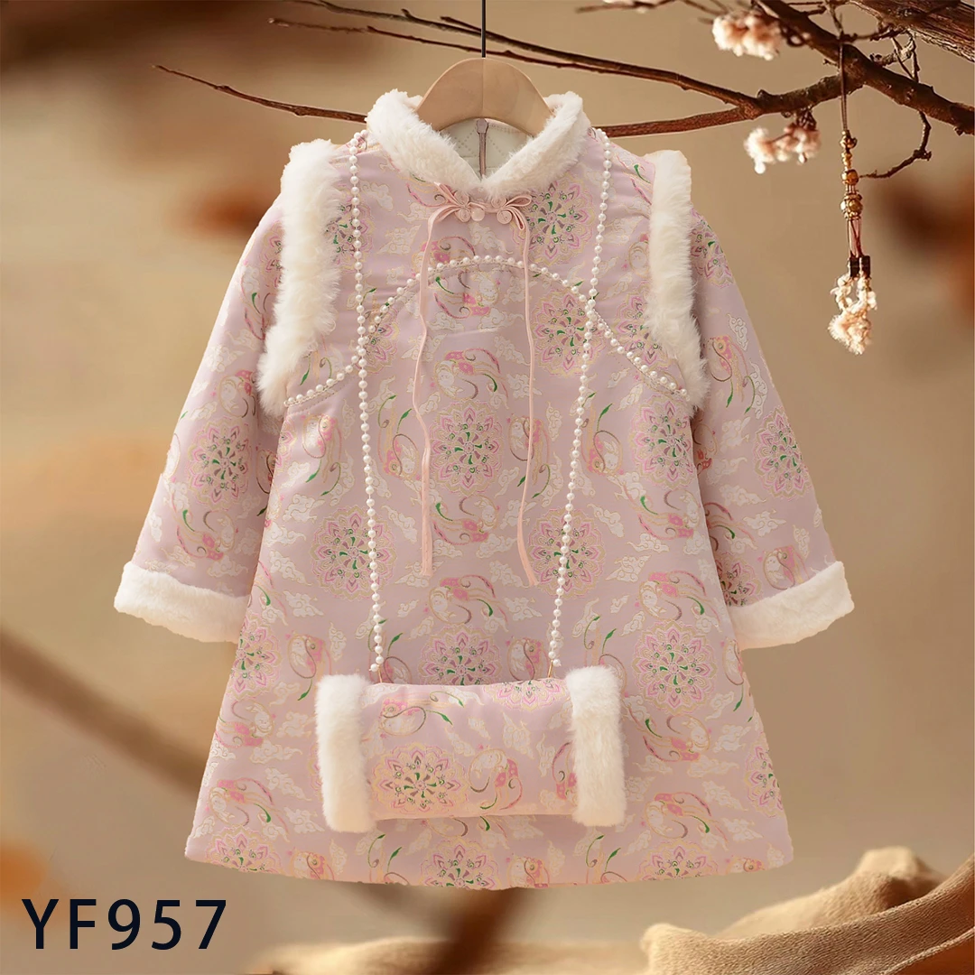 YF957国风儿童连衣裙