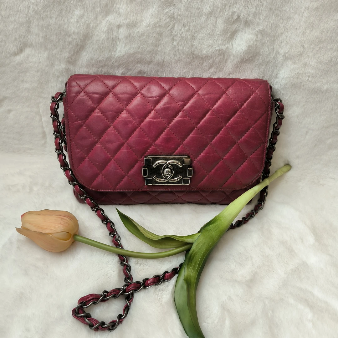 95新 Chanel/香奈儿 魔镜SY/香奈儿Leboy扣斜挎单肩包/9032