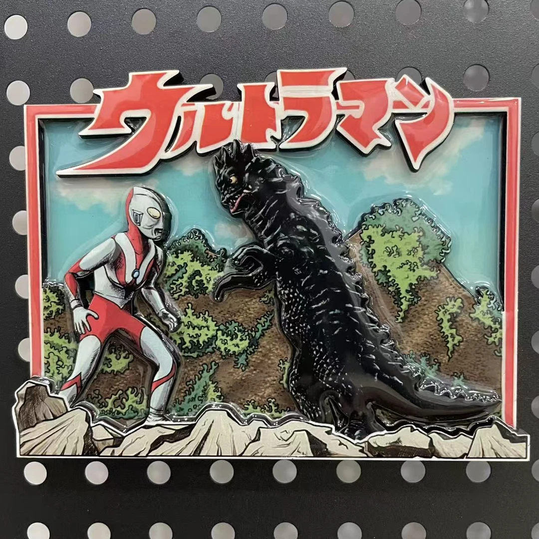 怪兽图鉴第二弹系列木质多层立体设计滴胶工艺冰箱贴