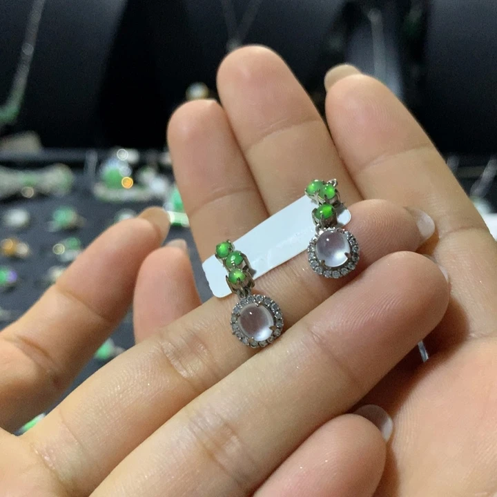 翡翠银S925镶嵌戒指