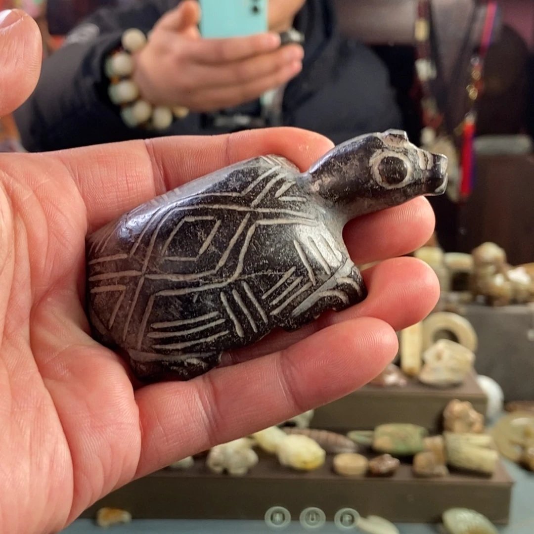 和田玉挂件未镶嵌芒*人