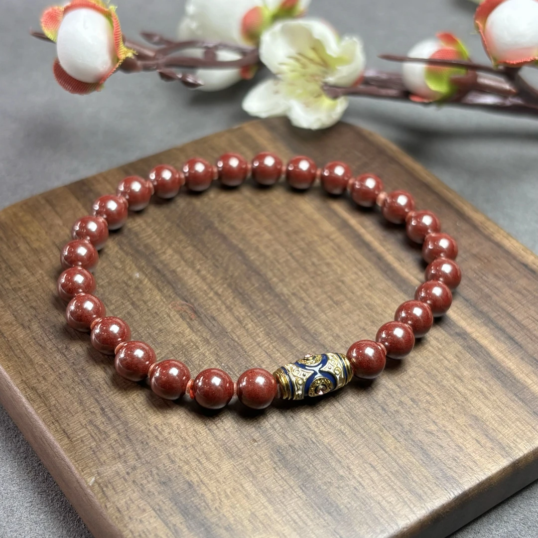 含辰砂工艺品【星浩好物】朱砂手串 QT125H405【多样性发一件】6mm