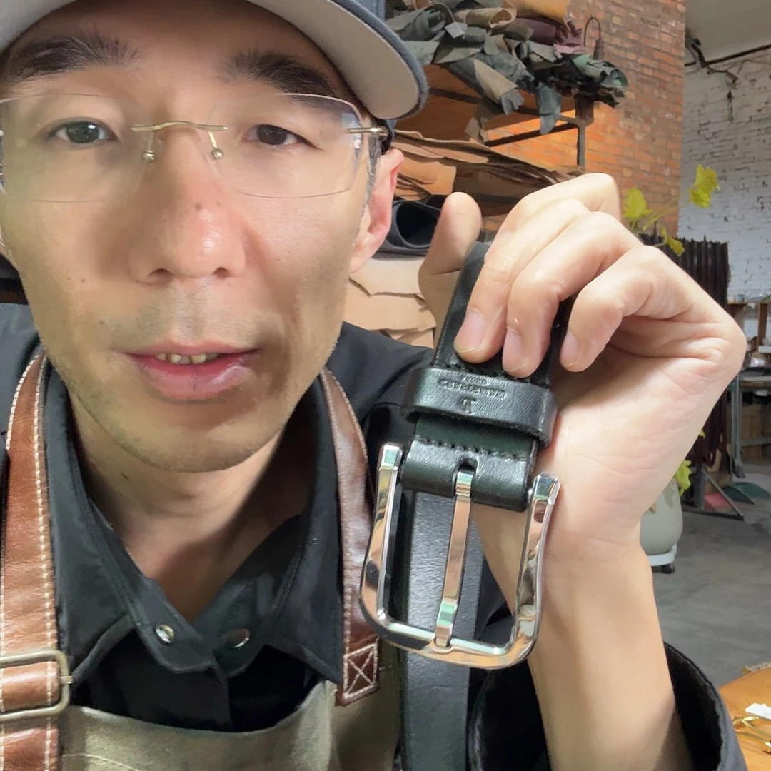 是的是的手工腰带真皮