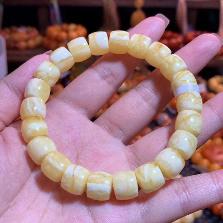 蜜蜡未镶嵌手串蜜蜡手串