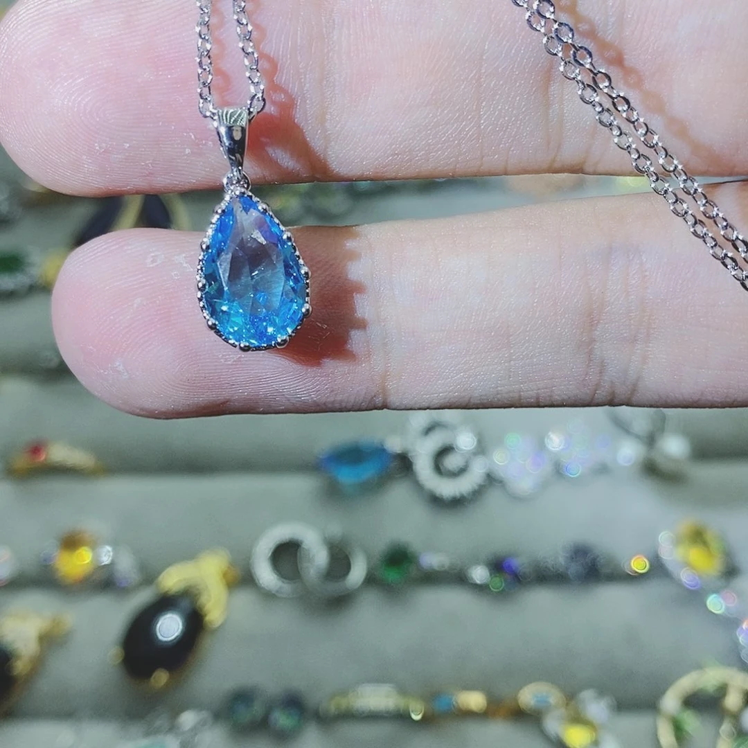 【闪购商品】水晶戒指银S925镶嵌