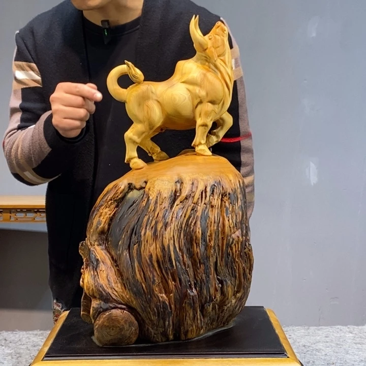 柏木木雕工艺品摆件
