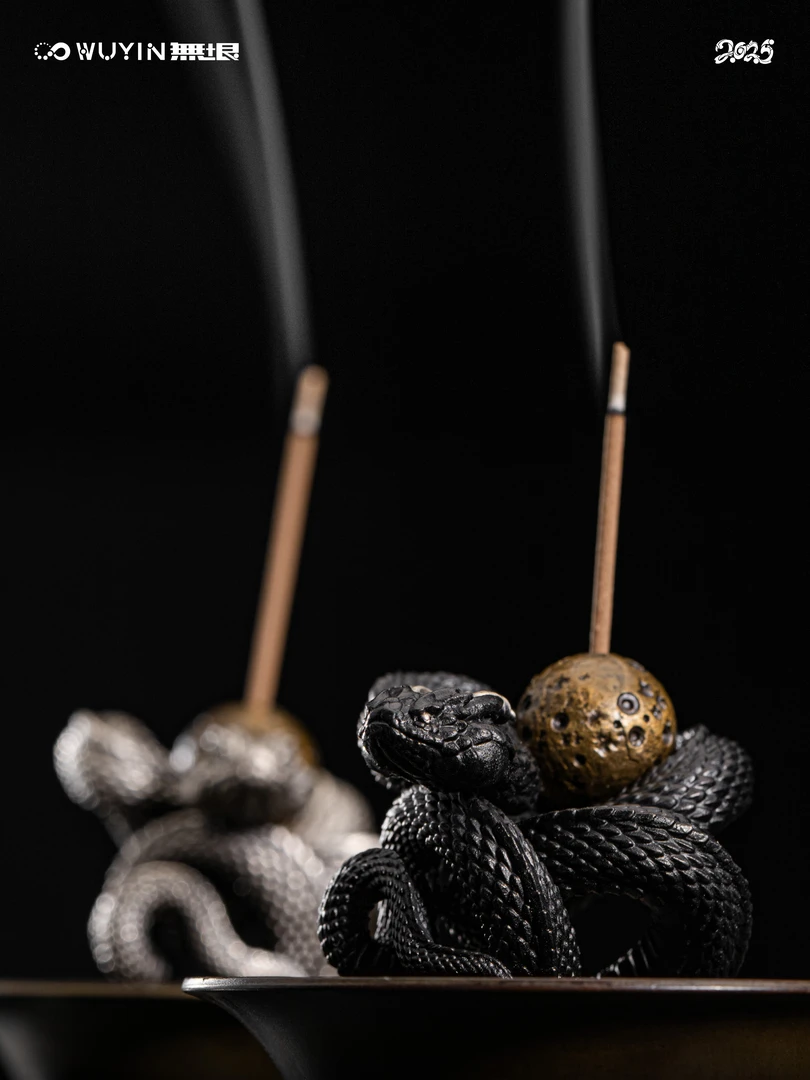 925银银制品 MOBAI Design 925银制品 【无垠】噬星香插香薰摆件