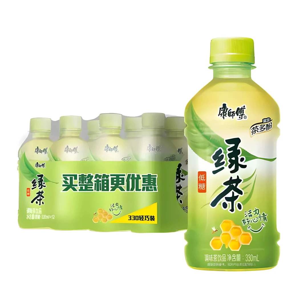 康师傅蜂蜜绿茶330ml12瓶夏日清凉【上新特惠】