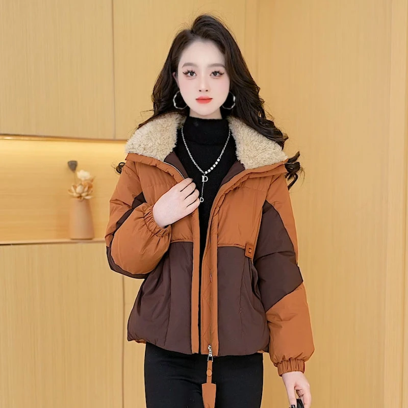 【羽绒服】冬季白鸭绒羽绒服百搭新款时尚气质休闲保暖外套女小个子