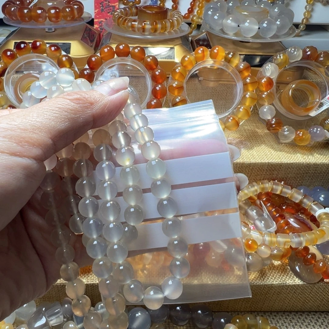 铭***玛瑙/玉髓合金颈饰9