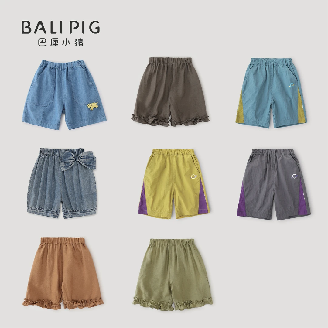 【短裤系列】儿童牛仔裤男童2025新款夏季短裤女童休闲裤宝宝裤子