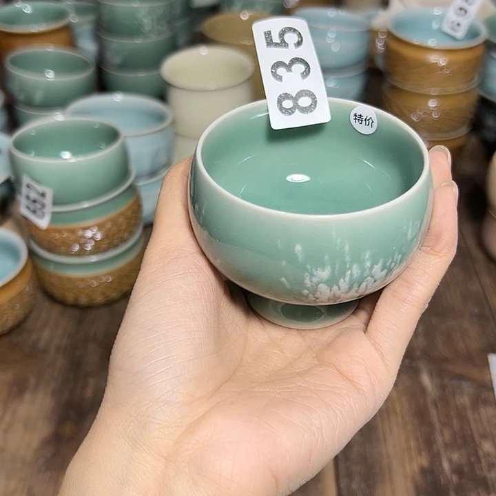 云间青瓷龙泉小米茶器