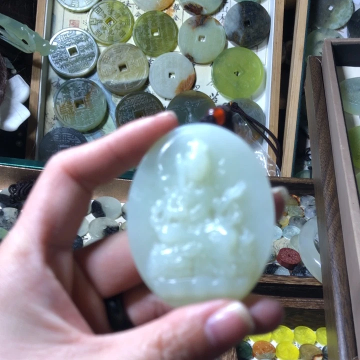 岫玉岫玉挂件未镶嵌