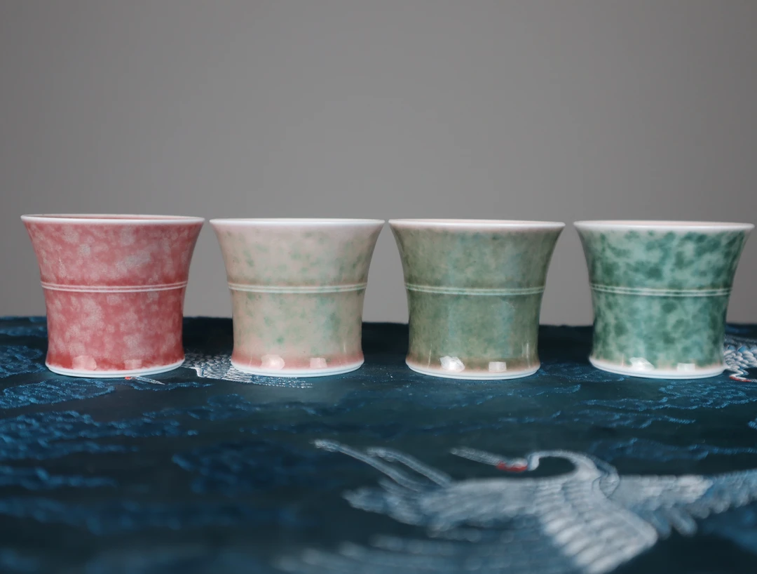 豇豆红美人醉陶瓷手工原矿釉