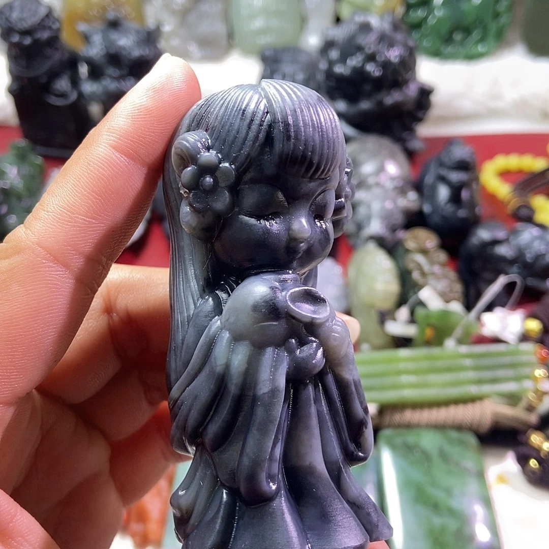 和田玉（糖玉）颈饰未镶嵌