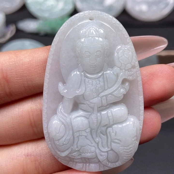 翡翠未镶嵌颈饰吊坠