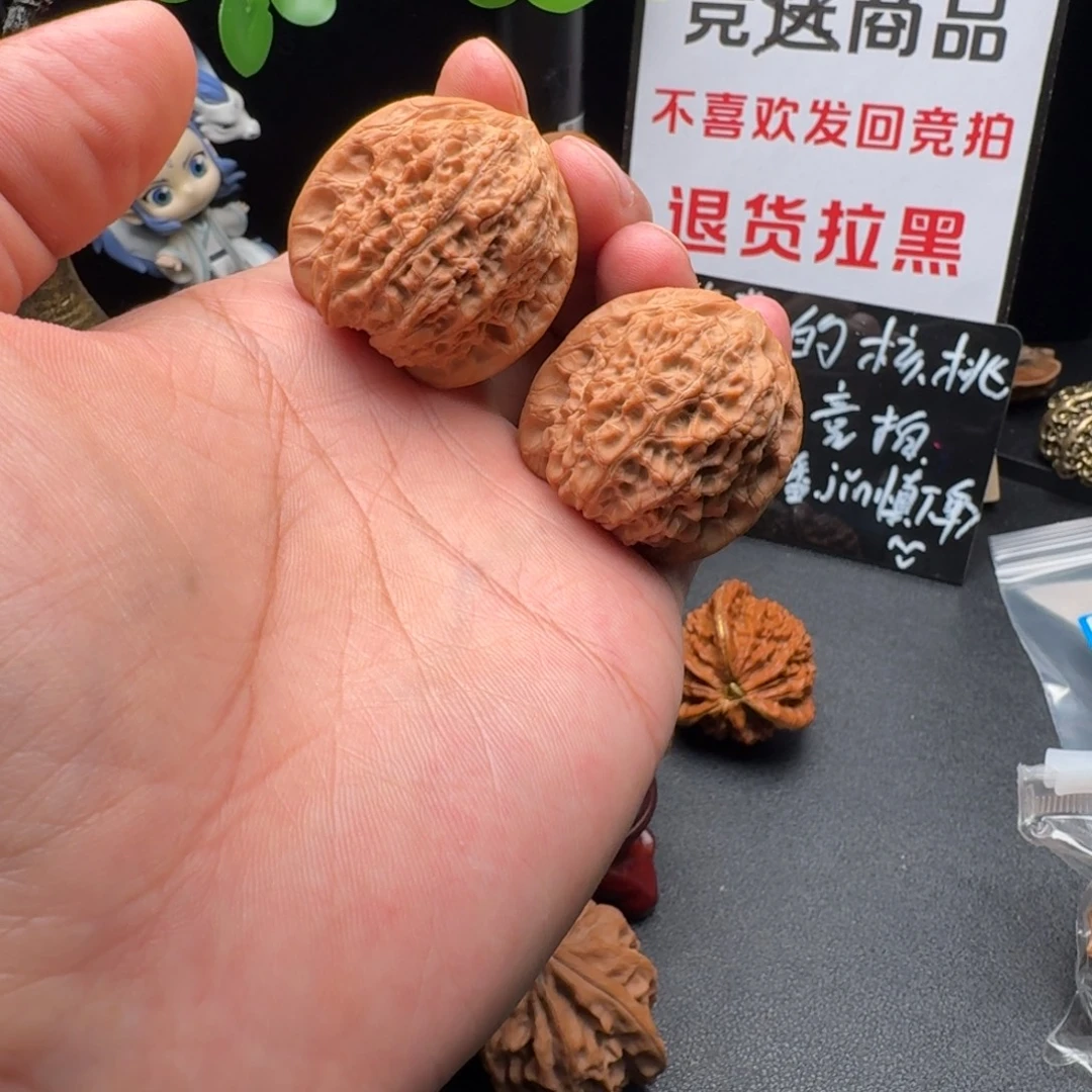 把件文玩核桃37+全品血麒麟狮子头文玩核桃