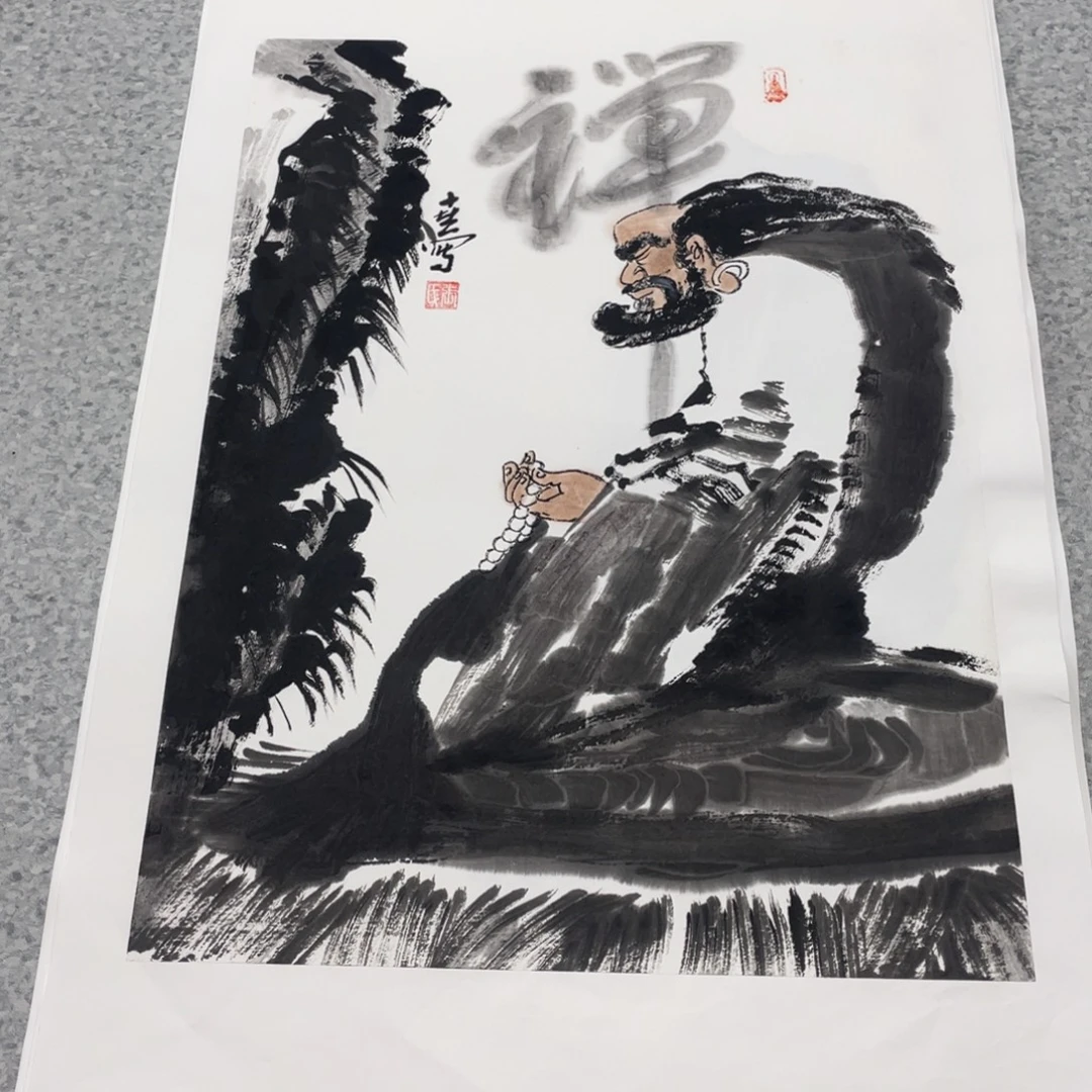 国画1.4平尺国画作品