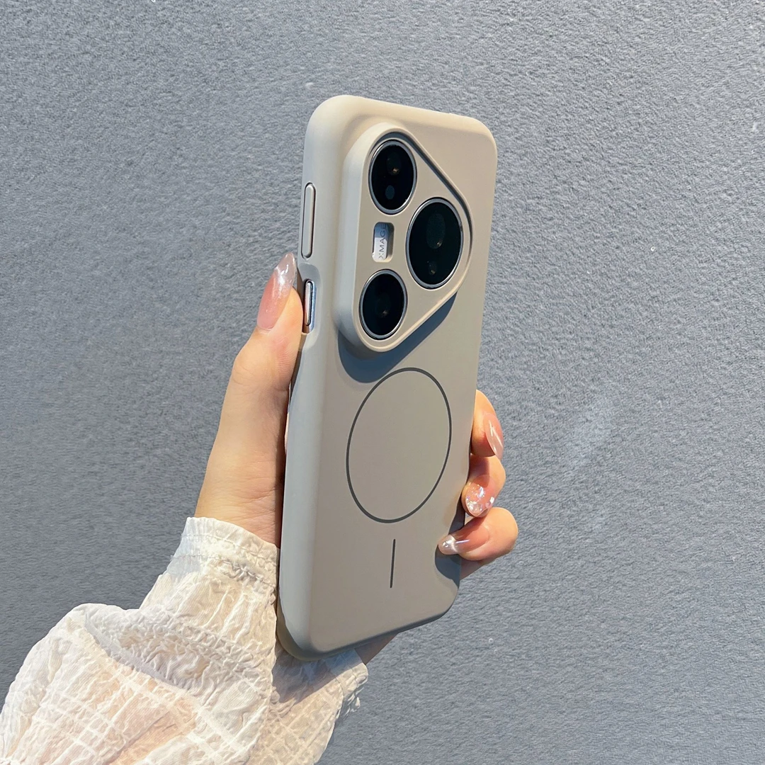 magsafe磁吸液态硅胶适用华为pura80pro手机壳pura80ultra肤感p70