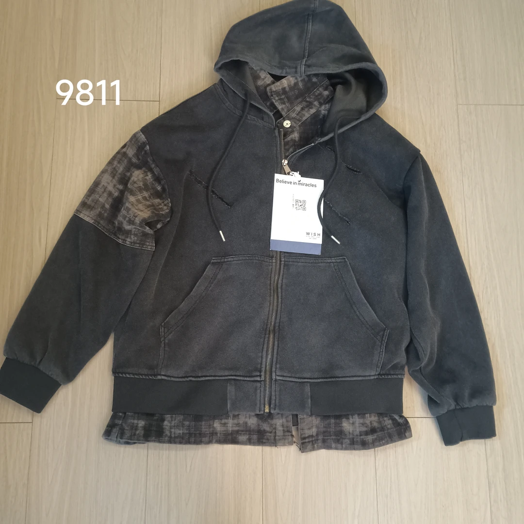 Y10/9811黑色 轩轩高级感小众潮牌买手店中性风男女同款外套