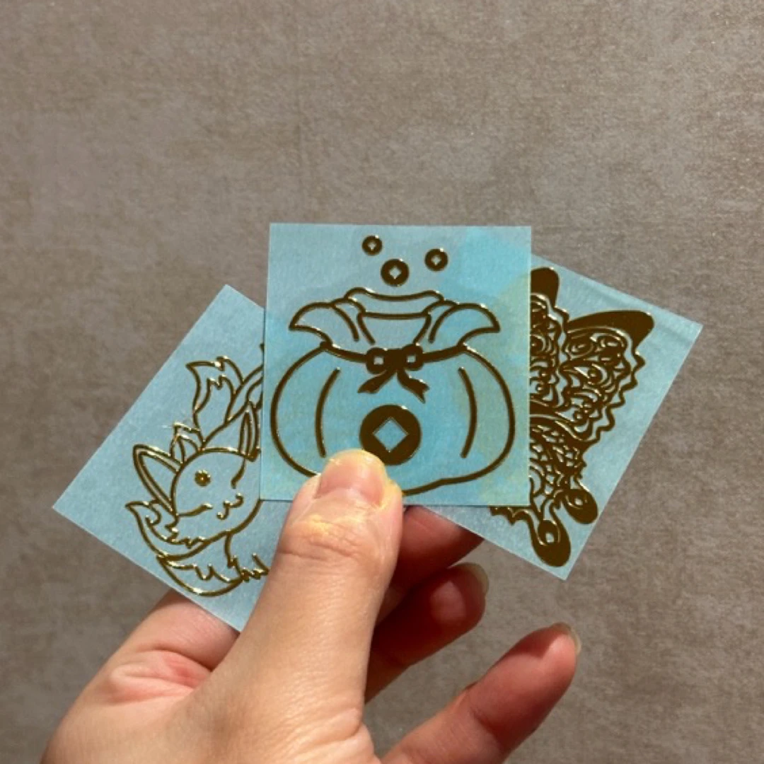 图案能量金属贴 文创贴纸 拍2发3