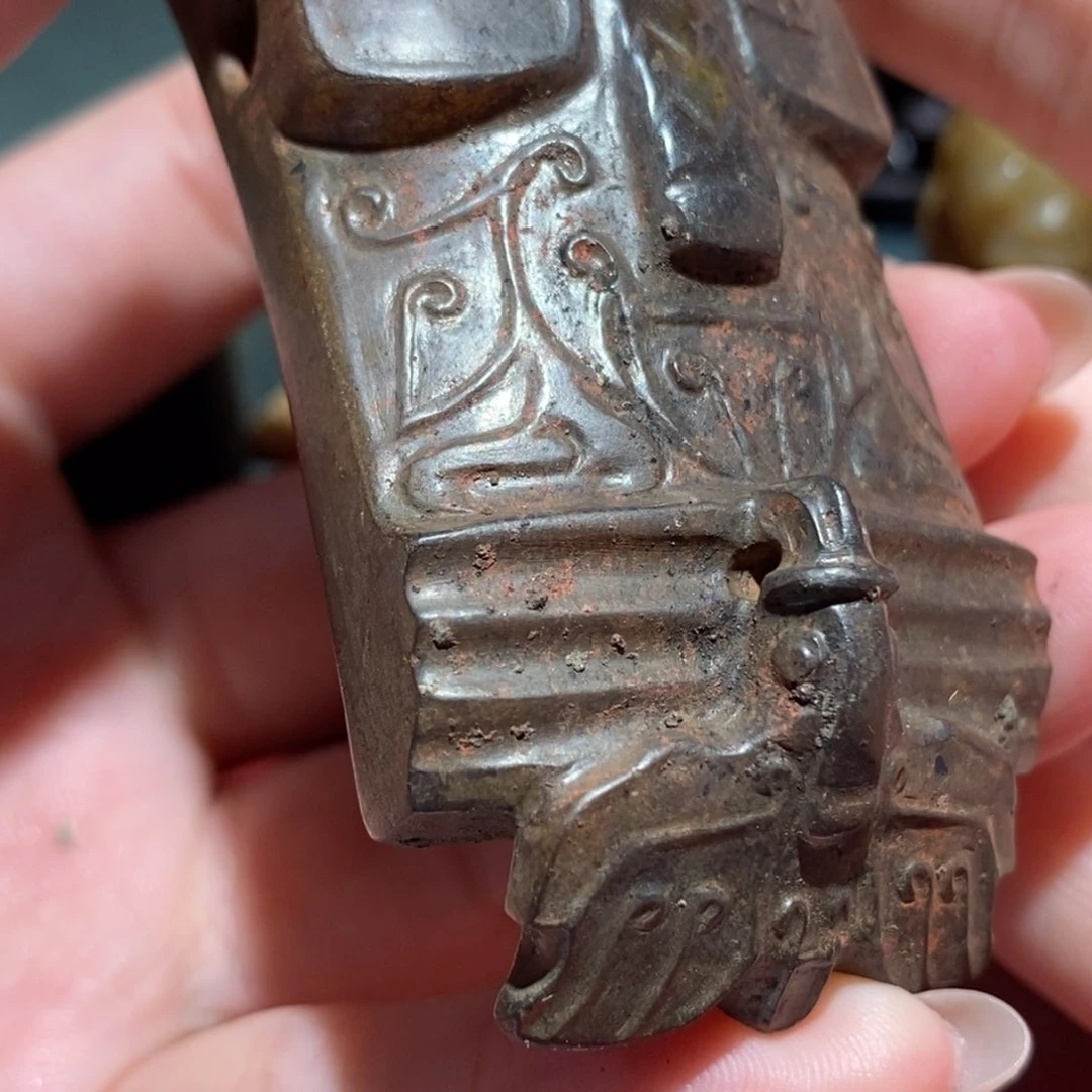 和田玉玉坠未镶嵌零*雨