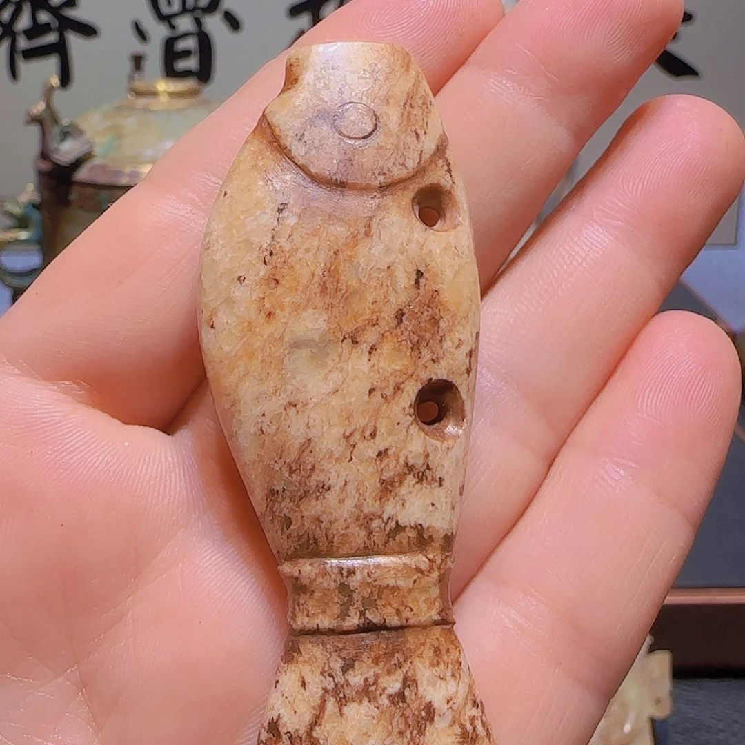 钟***铎未镶嵌和田玉挂件