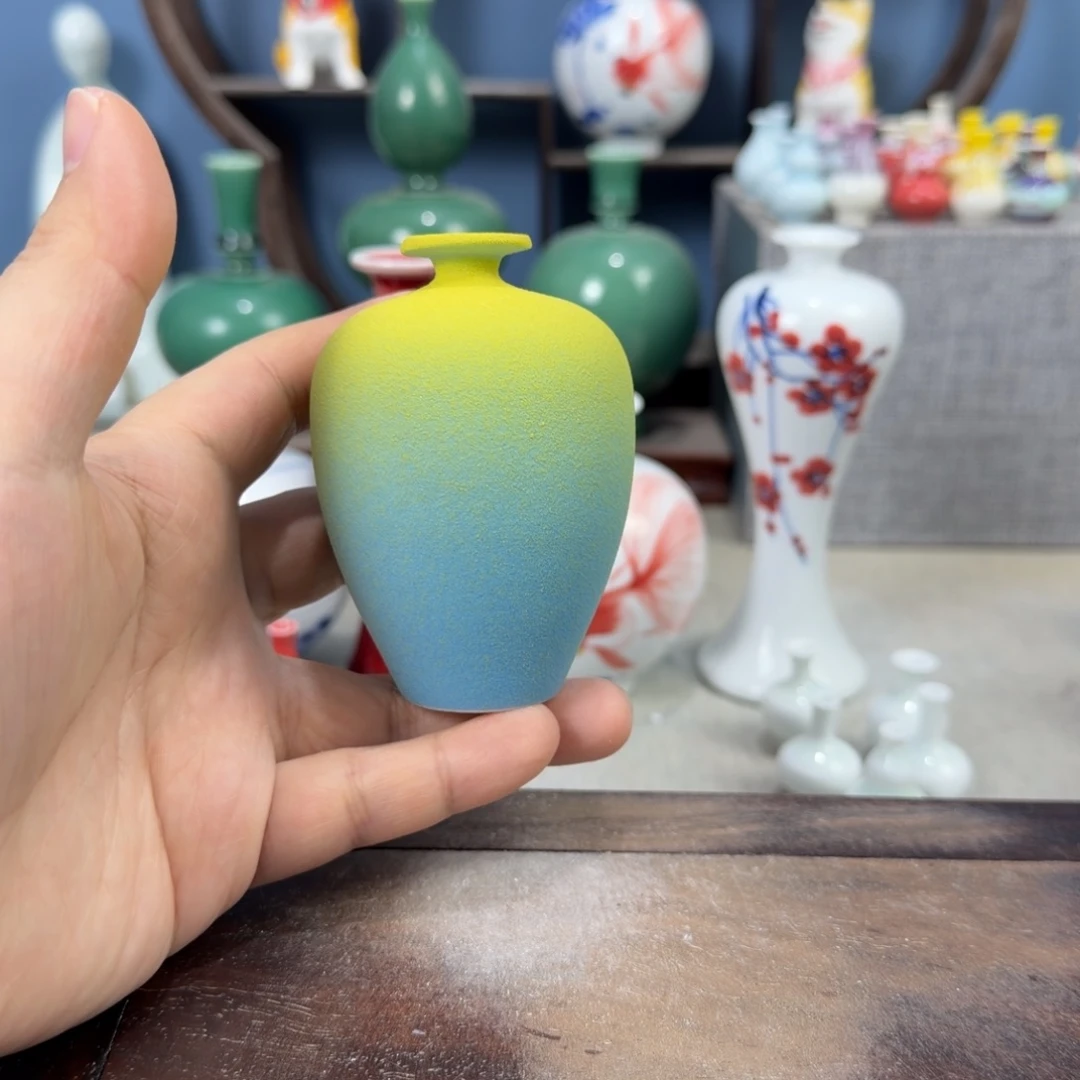 陶瓷手工小花器摆件