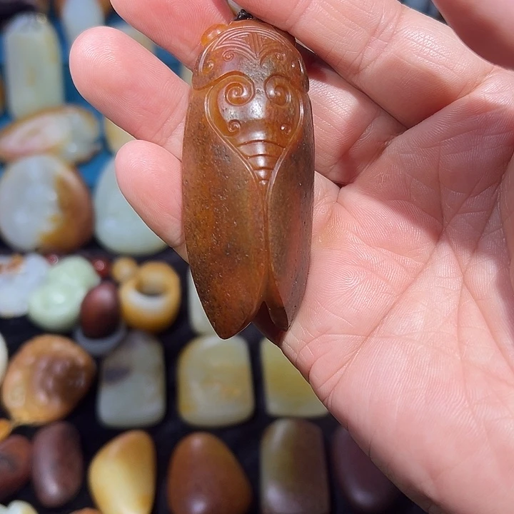 和田玉未镶嵌吊坠(不含链)