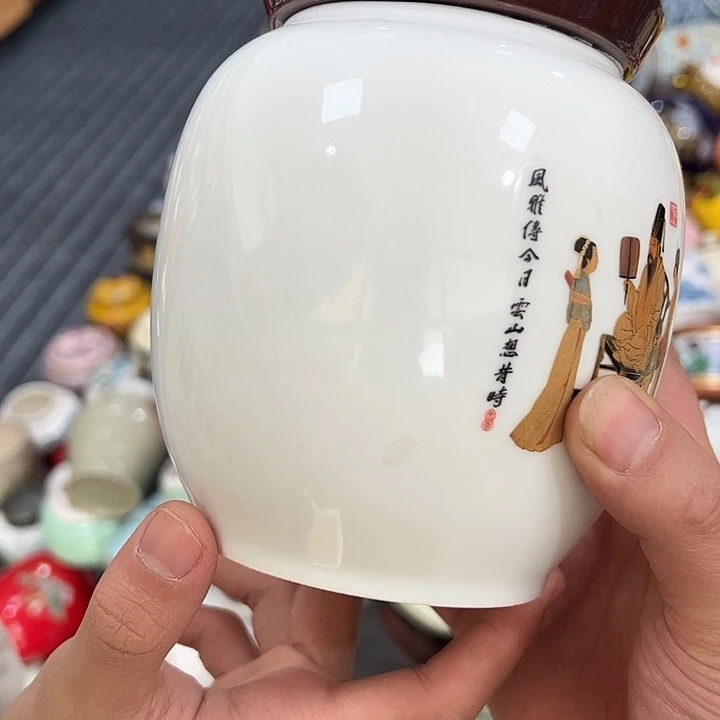 茶叶罐陶瓷家用储物罐瑕疵福利品介意勿拍