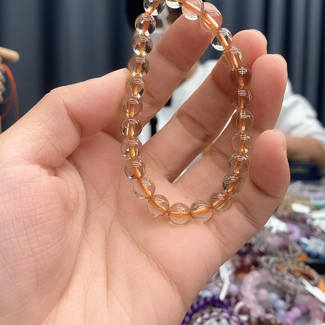 水晶手链未镶嵌金发晶