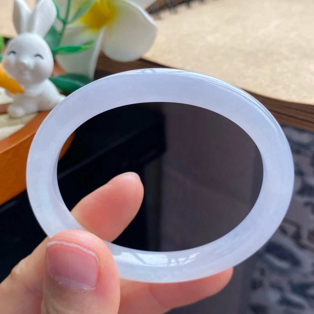 4.5批2710号翡翠手镯52.6-45.6-7.8-6.7贵妃手镯！适合正圈50.6的