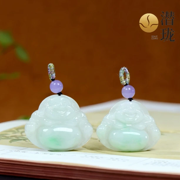 【潜珑】qq-6851天然翡翠A货春菜佛公多样性拍一发一