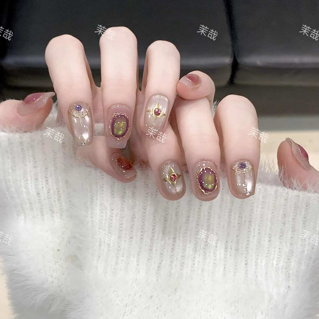 茉哉【雅典娜】纯手工定制拆卸穿戴甲A4138